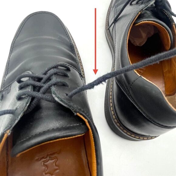 ECCO Men’s Black Leather Lace Up Oxford Dress Shoes Comfort Size 42 EU 8 US main image 6